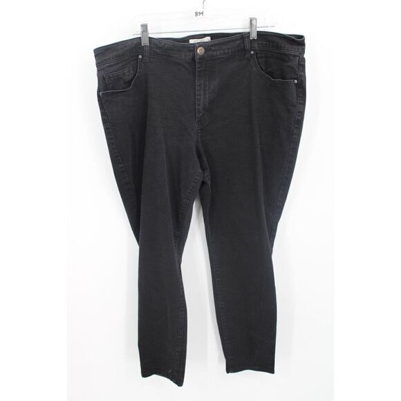 JESSICA SIMPSON BLACK DENIM ANKLE STRETCHY JEANS PLUS SIZE 22W - Picture 1 of 8